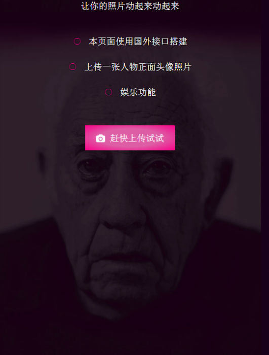 可以让你的照片动起来的网站源码 非常好玩-希音出海