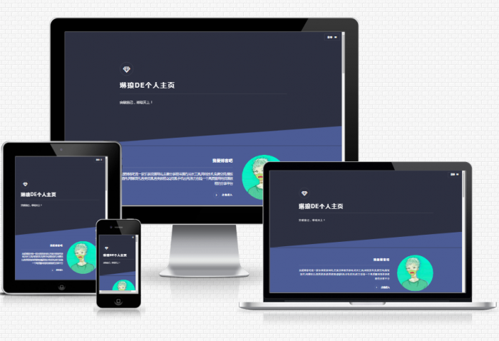 图片[1]-5款简洁的个人主页源码-希音出海