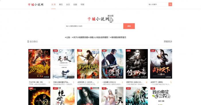 《娴娴小说》自动采集小说网站源码-希音出海