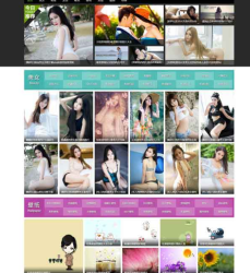 价值180的仿3641美女图库帝国CMS内核整站源码-希音出海