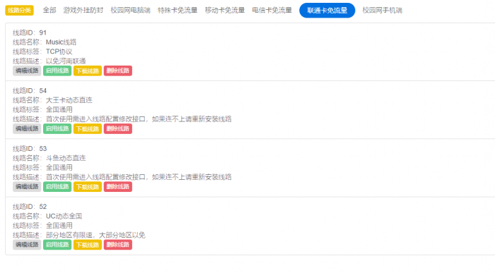 最近很火的斗鱼大王卡动态线路免流系统搭建教程联通电信必免-希音出海