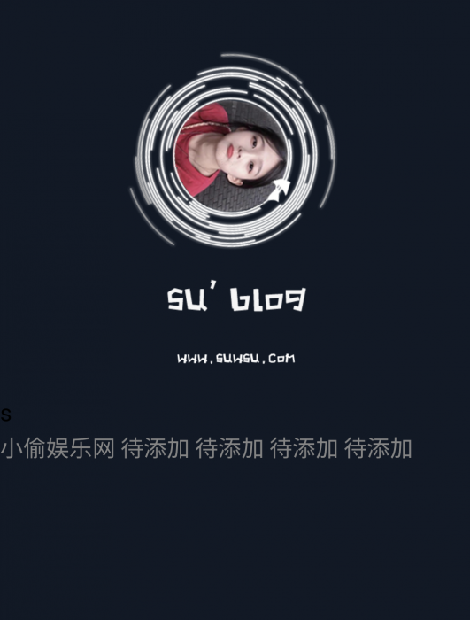 一款黑色大气简洁个人引导页源码-希音出海