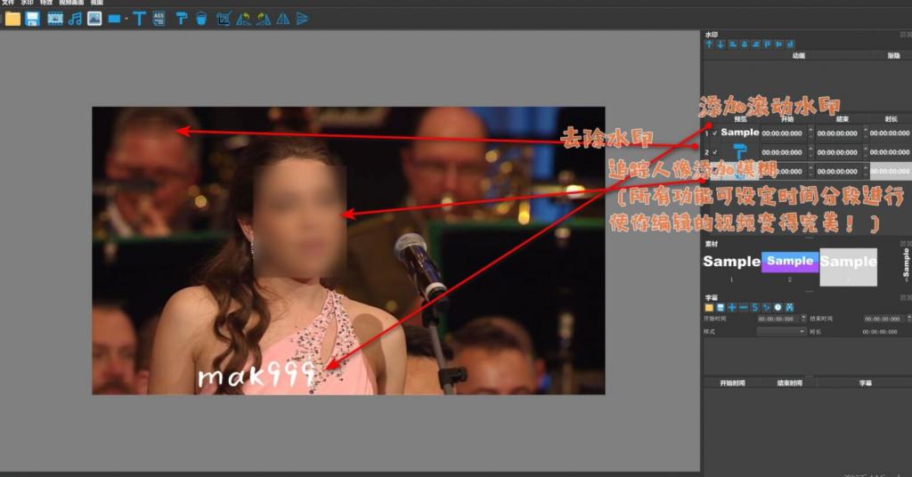 视图批量添加去除水印和字幕编辑DikDik软件-希音出海