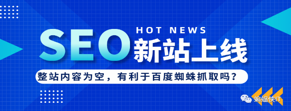 SEO实战，新站上线，网站内容为空好吗?-希音出海