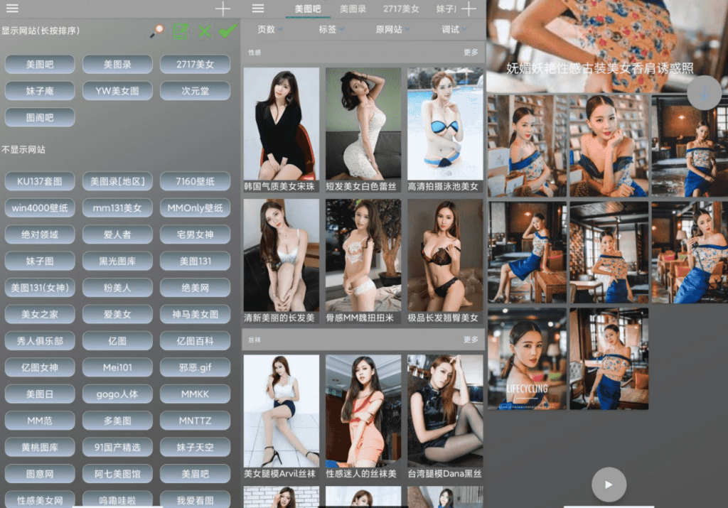 安卓图片爬虫v9.7绿化版 内置两百多个图源-希音出海