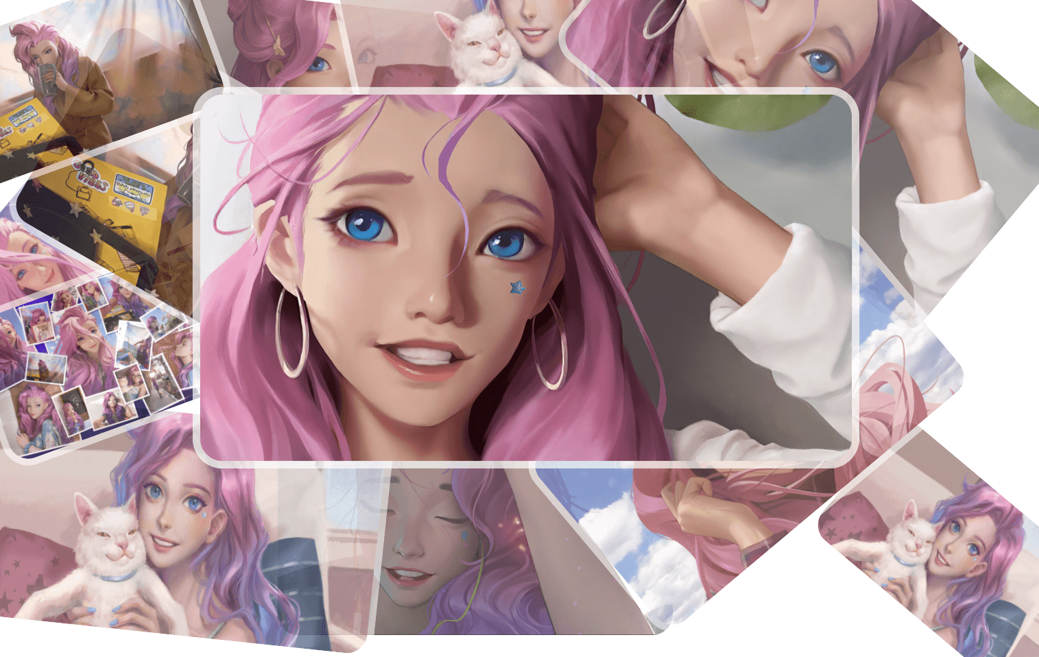 个人相册图片墙HTML源码-希音出海