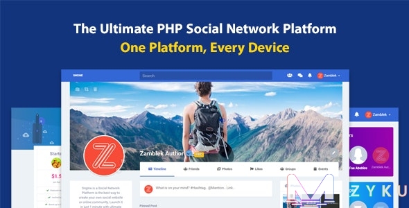 Sngine – 终极PHP社交网络平台 v3.4 带手机APP-希音出海