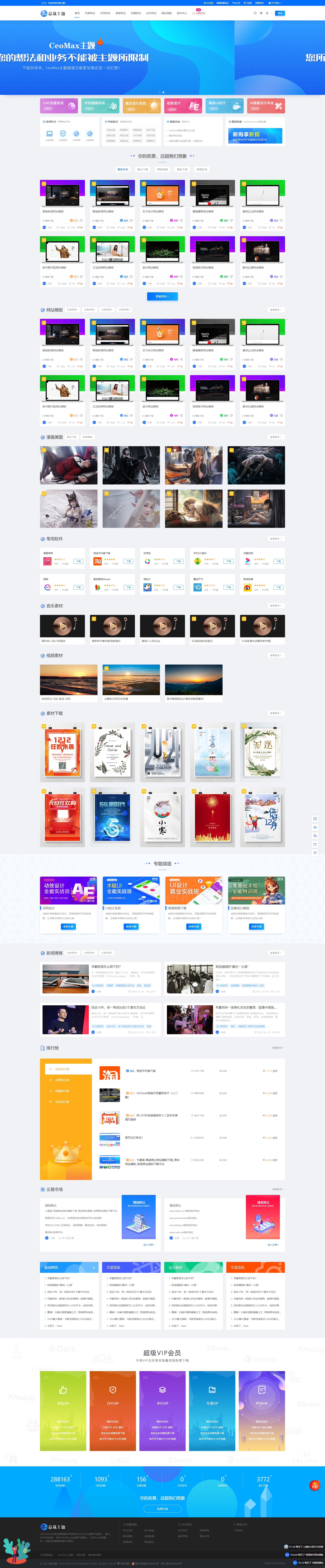 总裁主题CeoMax v3.9.1破解版-WordPress主题+全网首发+站长亲测-希音出海