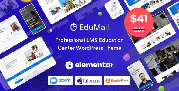 EduMall v3.9.2 - 专业 LMS 教育中心 WordPress 主题-希音出海