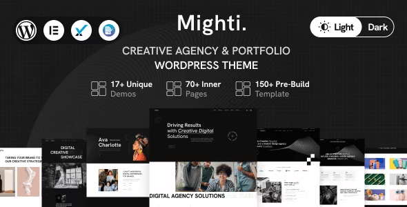 Mighti v1.0.4 - 创意机构和作品集 WordPress 主题-希音出海
