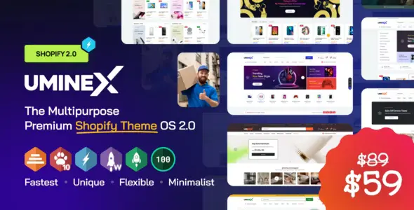 Uminex – 最快的 Shopify 2.0 主题-希音出海