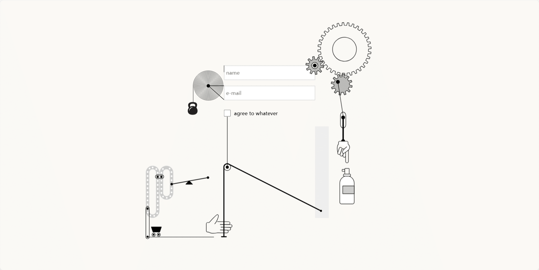 小题大做的动态互动登录页html源码-希音出海