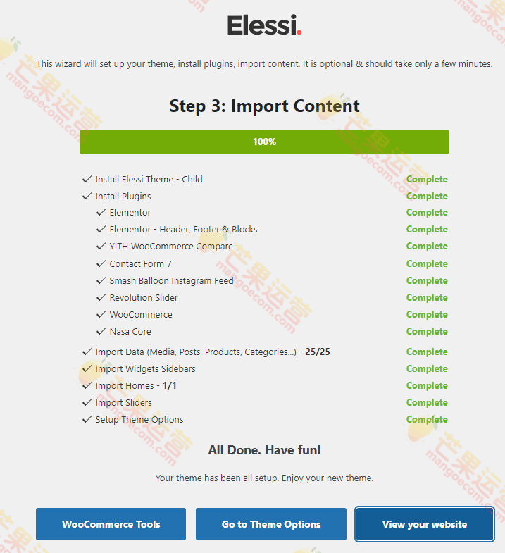 Elessi GPL WooCommerce AJAX 极简风商城主题破解版下载