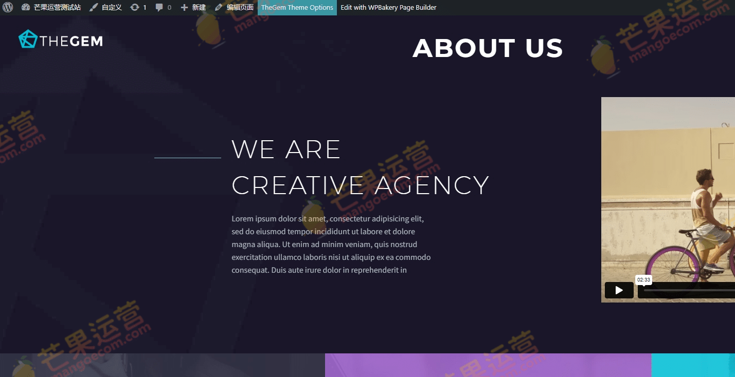 TheGem 创意多用途高性能 WordPress 主题破解版下载