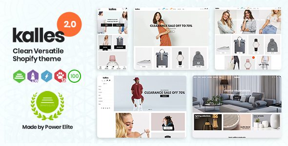 独家+亲测Kalles v.5.4.0 – 干净、多功能、响应迅速的 Shopify 主题下载 – RTL 支持-希音跨境出海Sheinify - 外贸独立站建站运营一站式平台